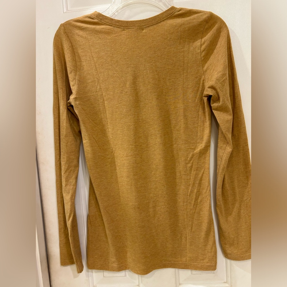 FREE with purchase: Ambience Apparel, Long Sleeve Tee, Mustard Gold, Sz M - Picture 8 of 12